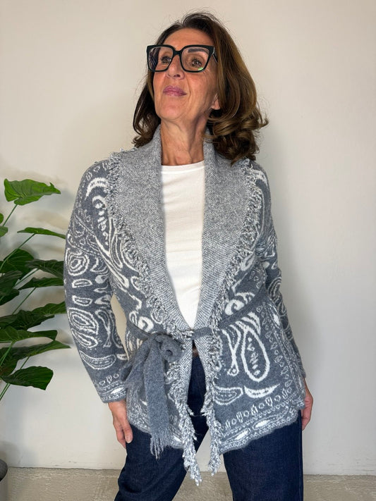 Cardigan Jaqard
