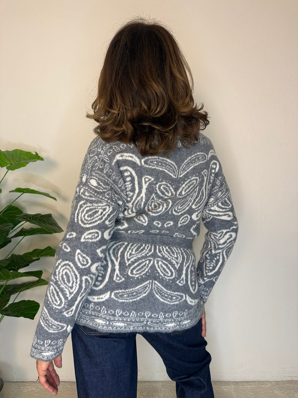 Cardigan Jaqard