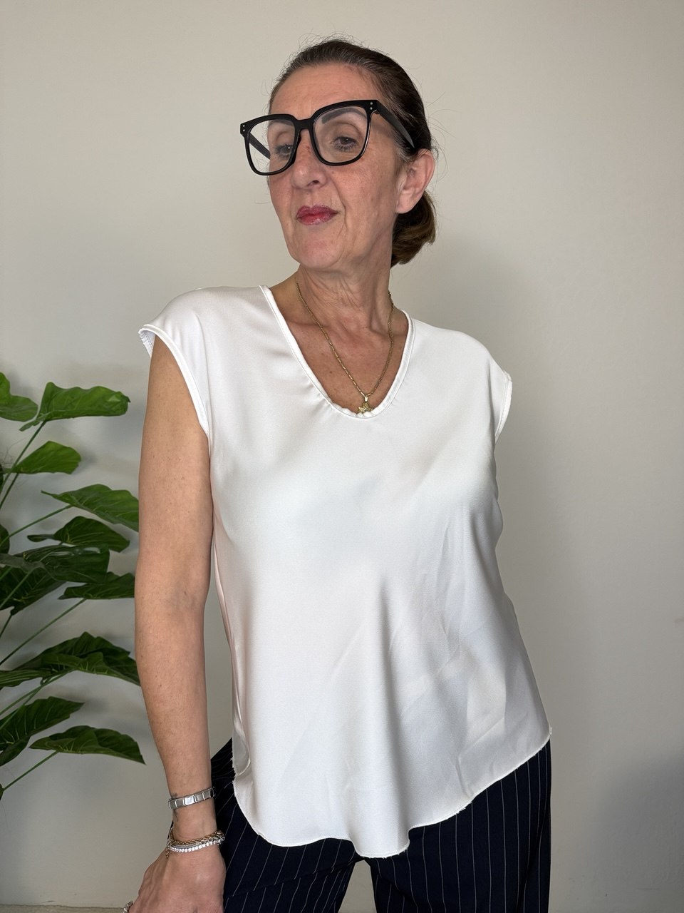 Satin Tank Top