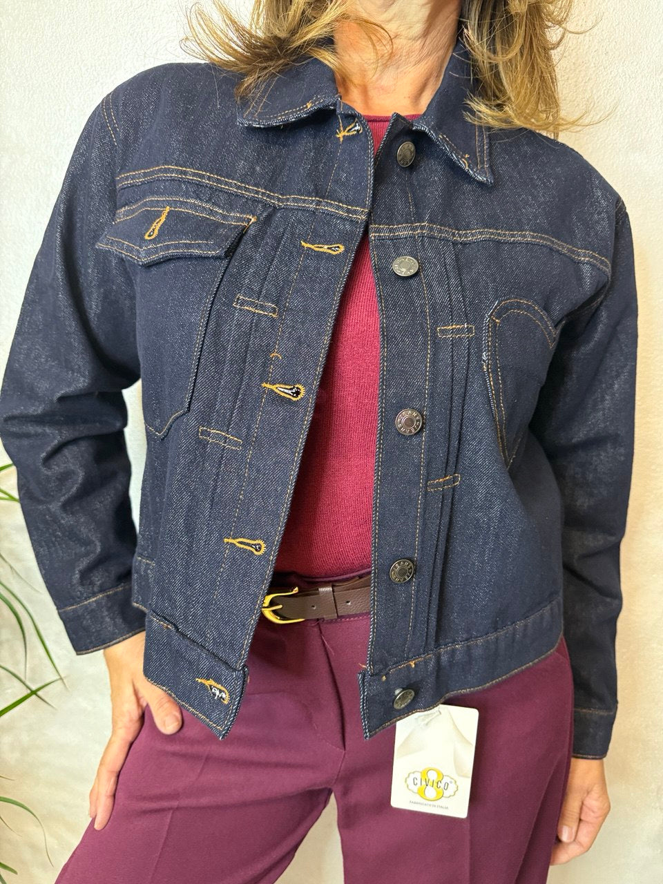 Giubbino Jeans Cuore