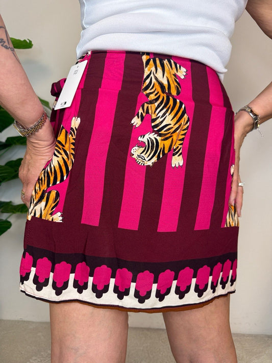 Minigonna Pareo Tigre