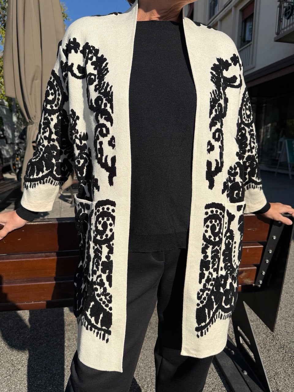 Cardigan Ricamato