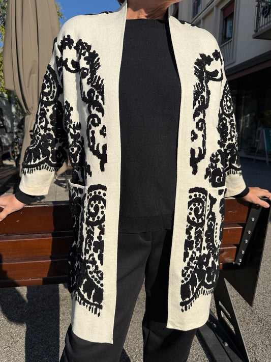 Cardigan Ricamato