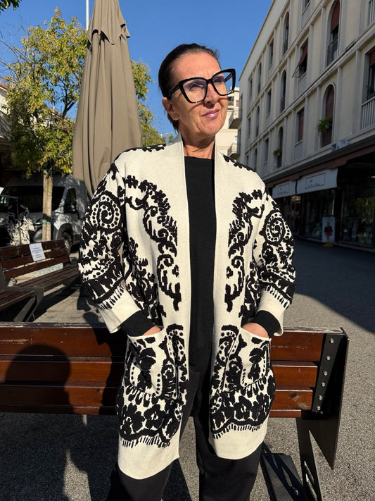Cardigan Ricamato