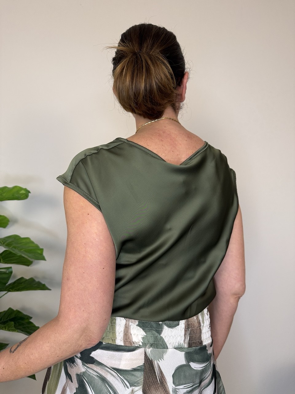 Satin Tank Top