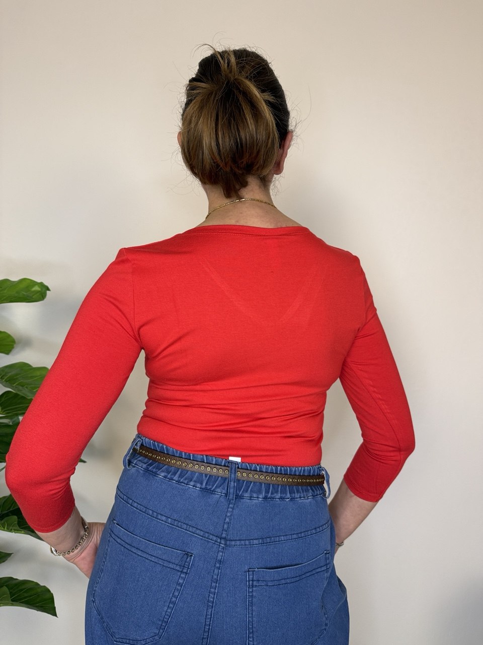 Maglia Viscosa Scollo V