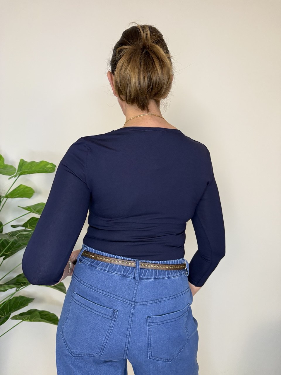 Maglia Viscosa Scollo V