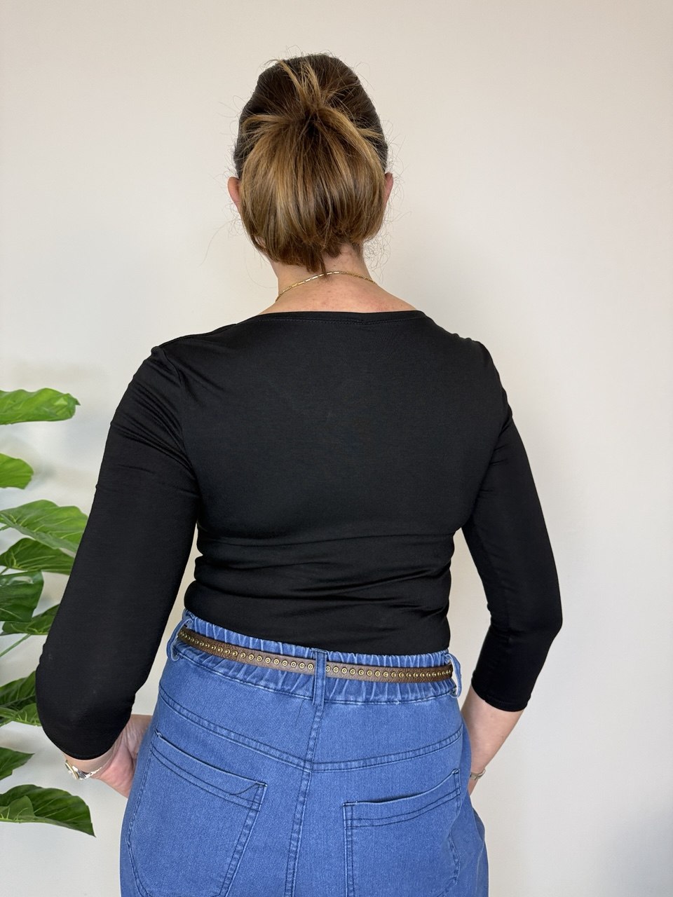 Maglia Viscosa Scollo V