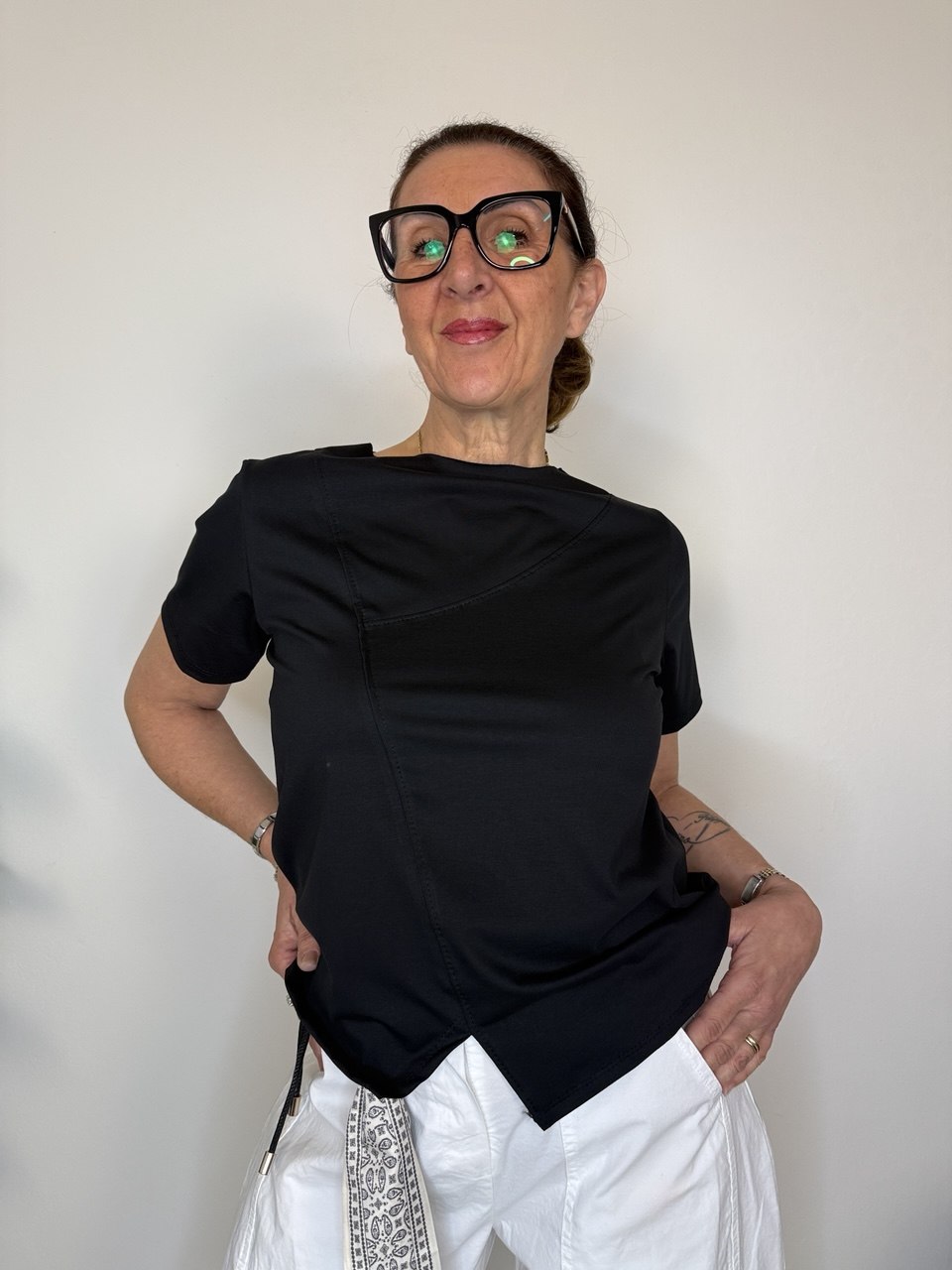 Asymmetrical T-shirt