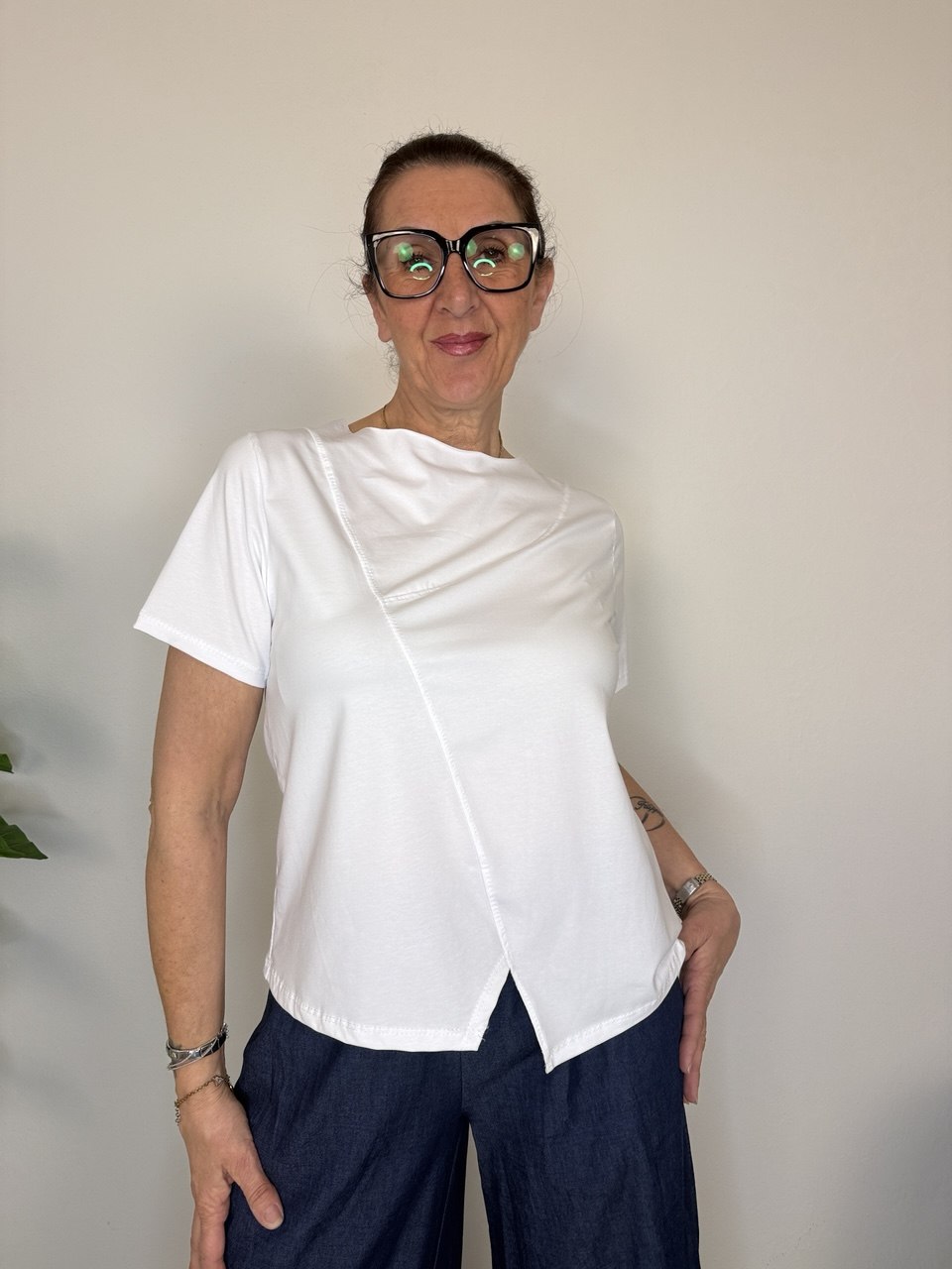 Asymmetrical T-shirt