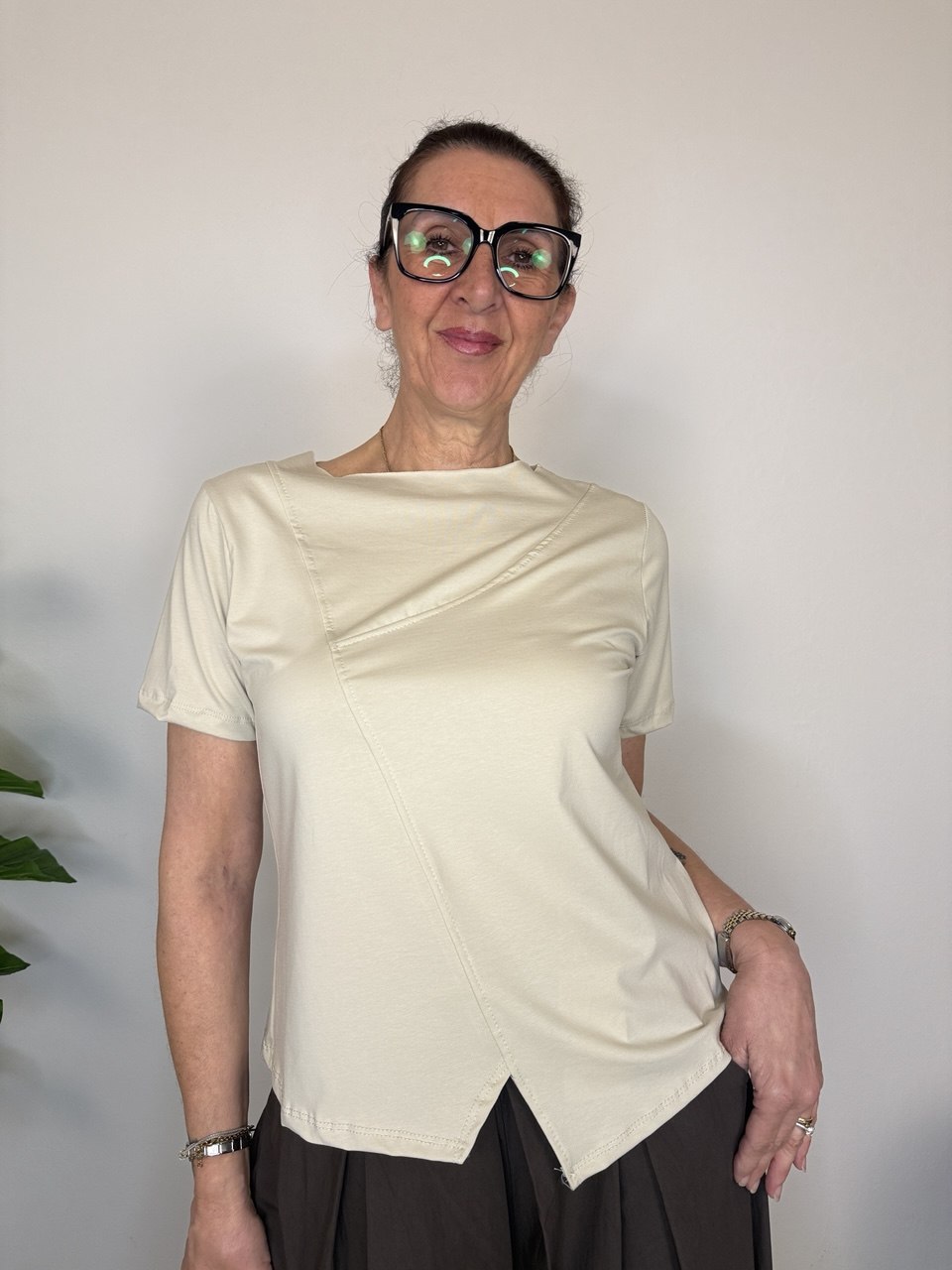 Asymmetrical T-shirt