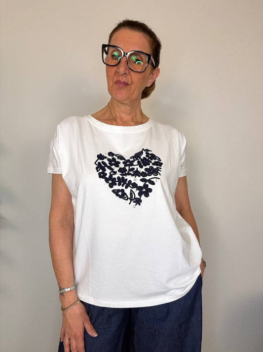 T-shirt Cuore Maxi