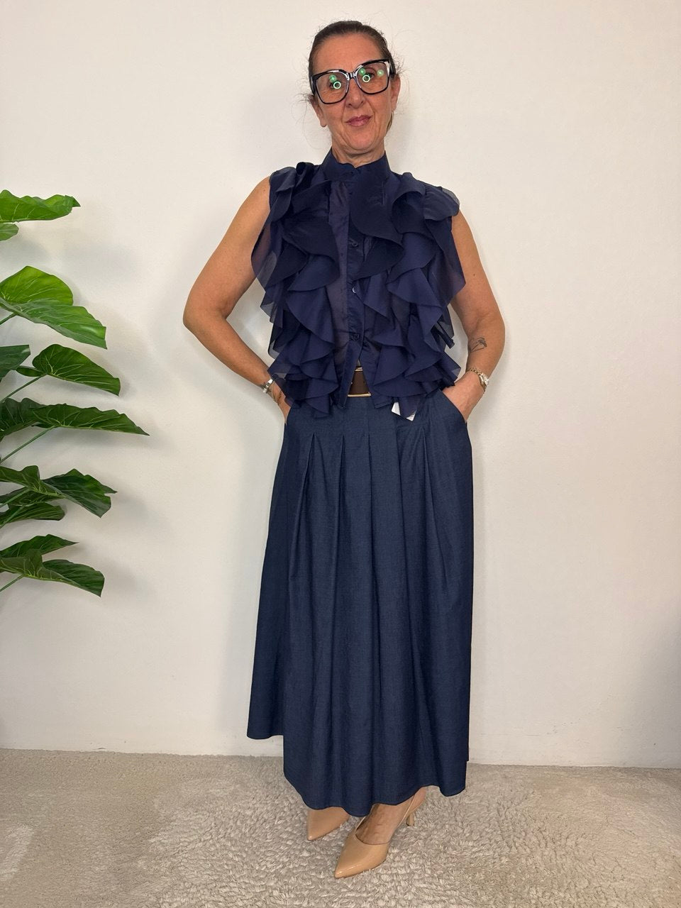 Camicia Mirtillo