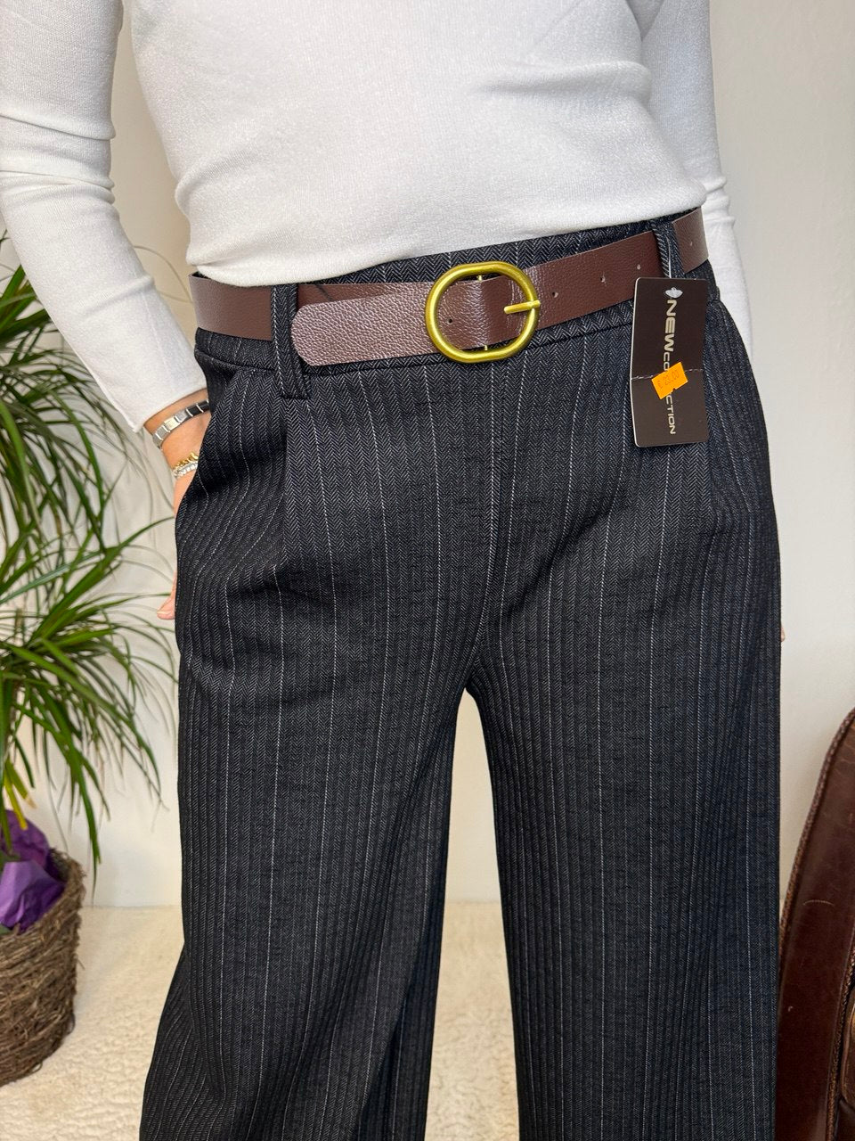 Pantalone Palazzo Gessato