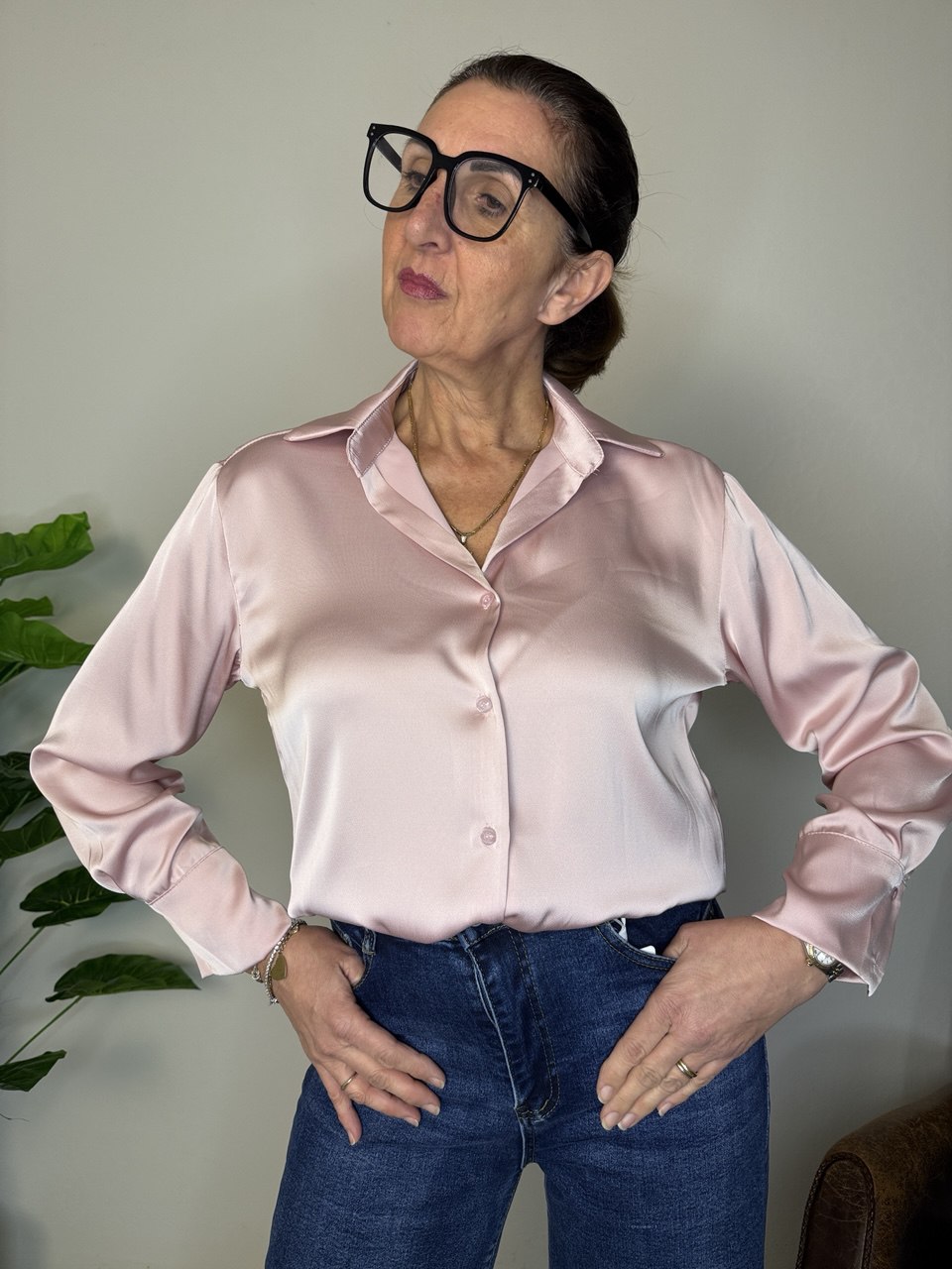 Camicia Satén