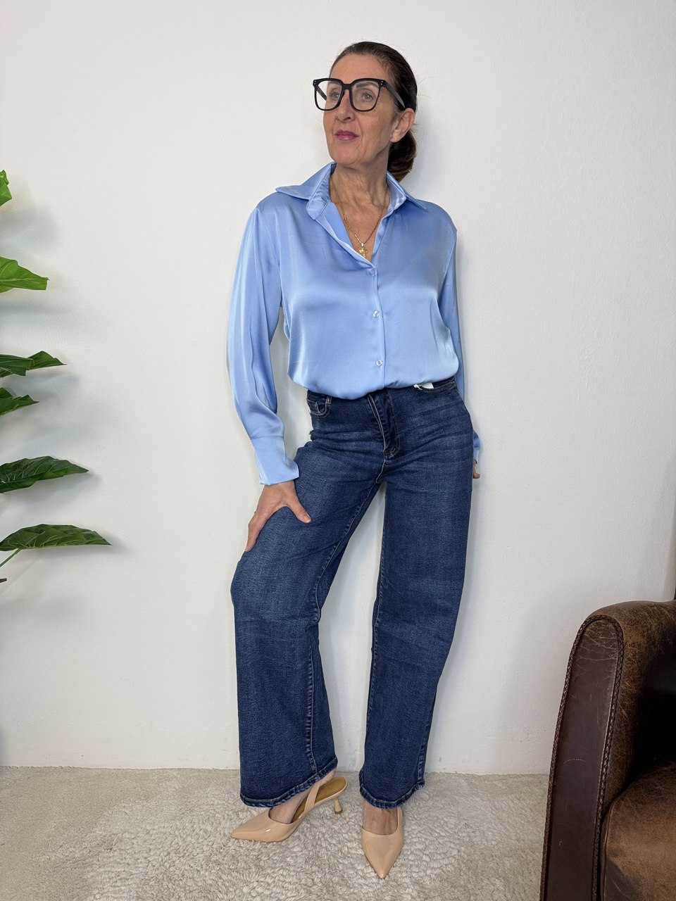 Camicia Satén