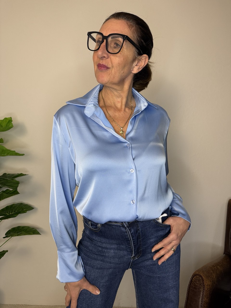Camicia Satén