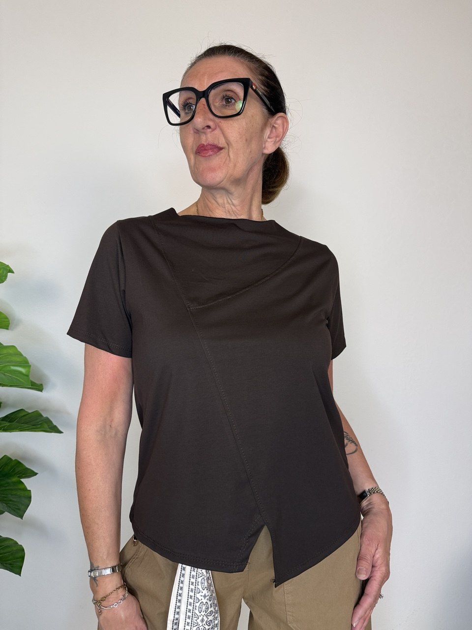 Asymmetrical T-shirt