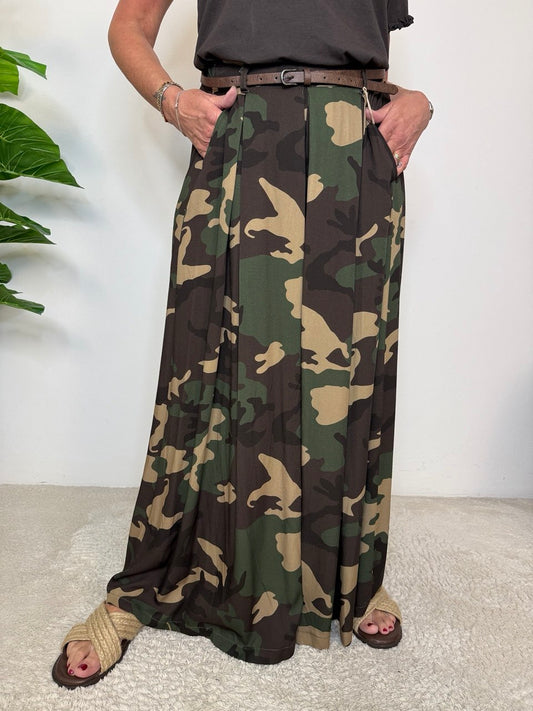 Military Skirt-Pants