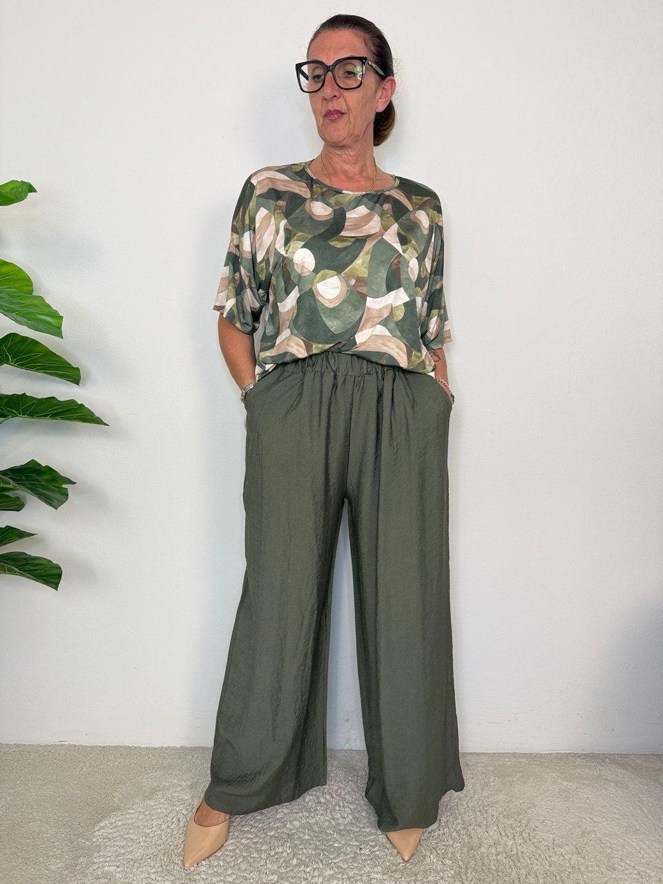 Blusa Geometrica Maxi