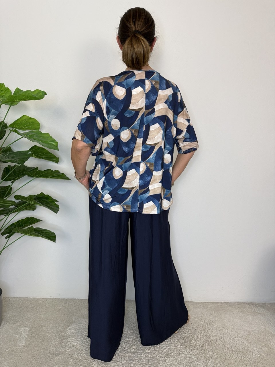 Blusa Geometrica Maxi