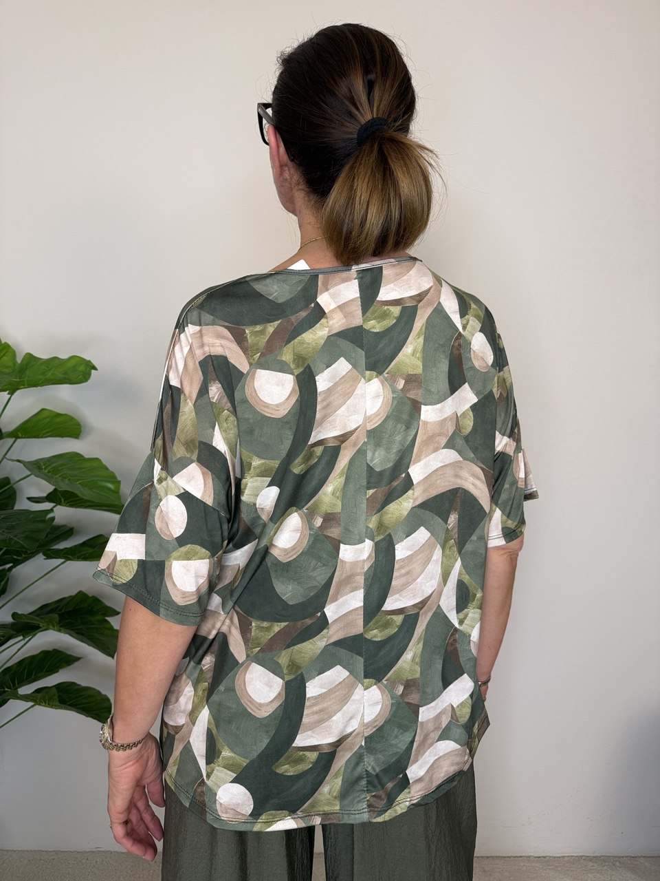 Blusa Geometrica Maxi
