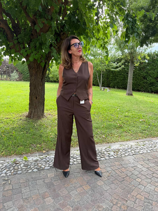 Completo gilet panciotto