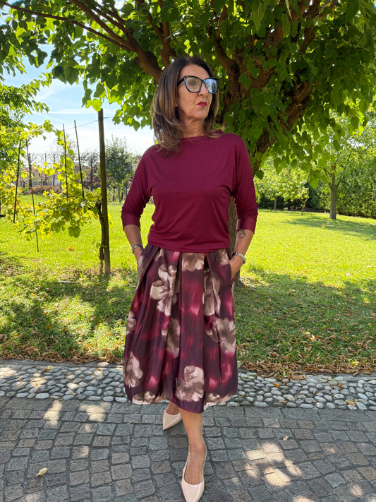 Look blusa Elga + gonna Marzia