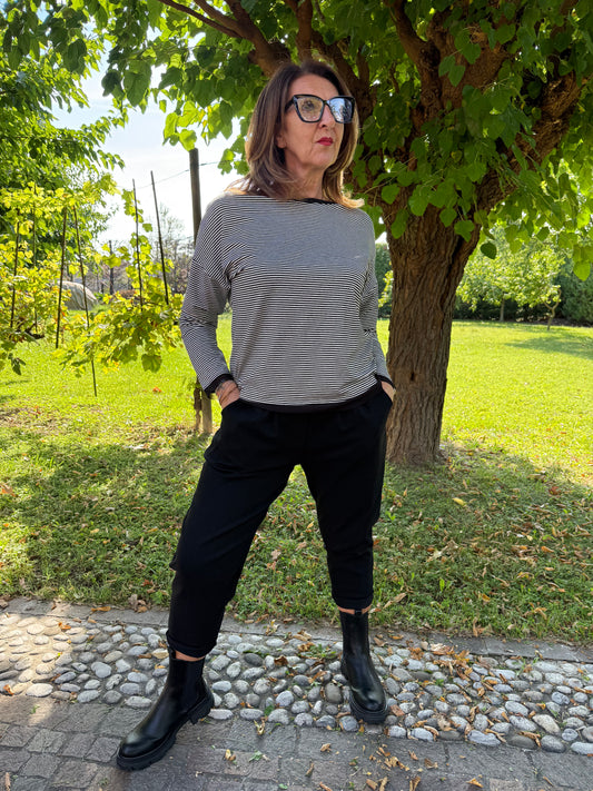 Look maglia Righello + pantalone Gilda